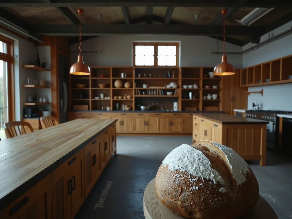 Sütőműhely belső